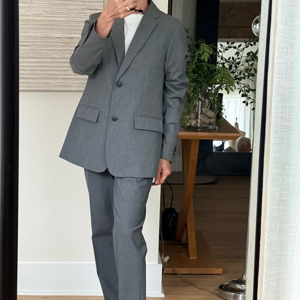 Uniqlo gray jacket and pants suit size XS Petite - Picture 4 of 15